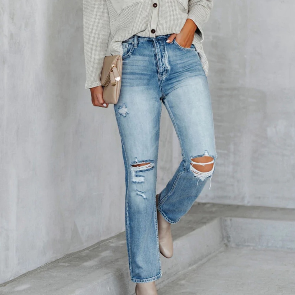 Vici Kancan high rise 90s denim boyfriend jeans